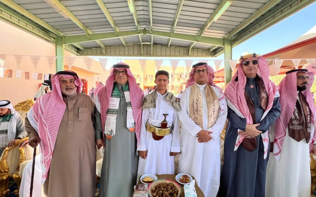 يوم التأسيس في مدرسة فلسطين الابتدائية والمتوسطة ببيشة